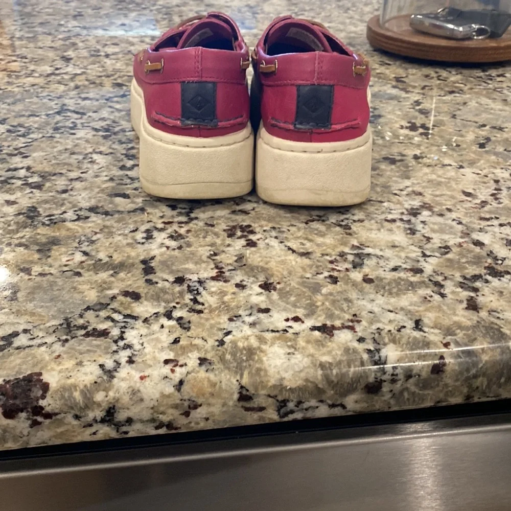 Sperry Top Sider A/O Platform Leather Sneaker - Picture 6 of 8